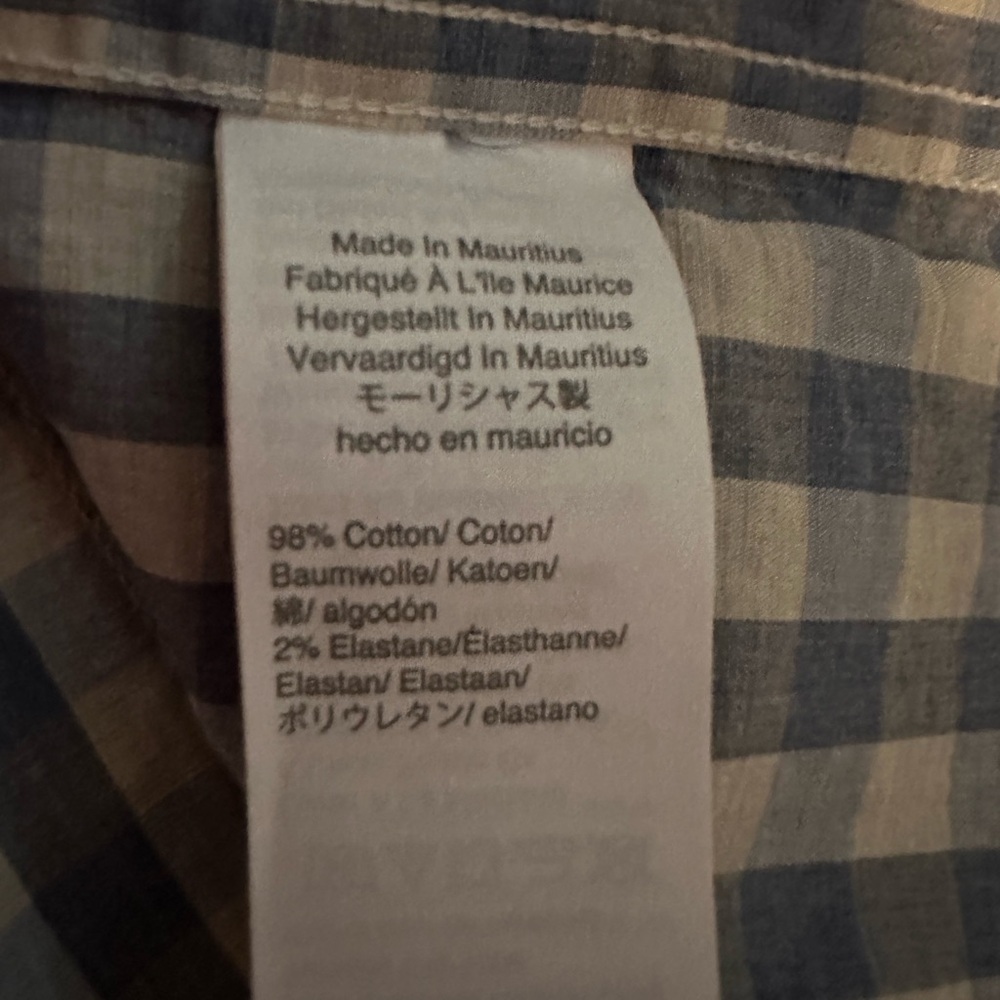 BNWT Mens J. Crew Mercantile Flex Slim Fit Long Sleeve Button Front Shirt -L - Picture 6 of 6